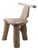 Primitive Elm T Tripod Side Chair, Denmark, 1970s For Sale