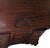 Antique Mahogany Secretary Desk With Fan Carving and Brass Hardware For Sale - Image 4 of 11