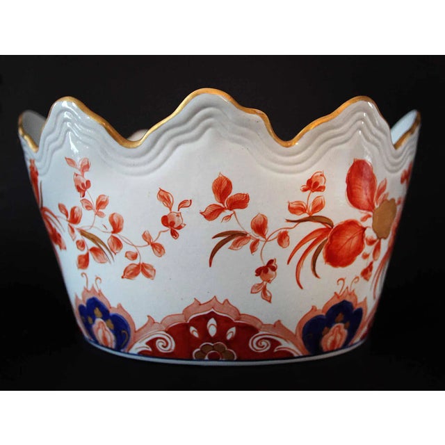 Vintage Imari Stye Cache Pot For Sale - Image 4 of 7