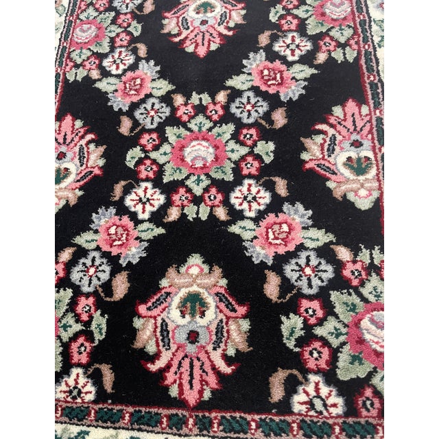 1990s Handwoven Persian Design Indian Rug - 2'7" X 12'0" For Sale - Image 4 of 7