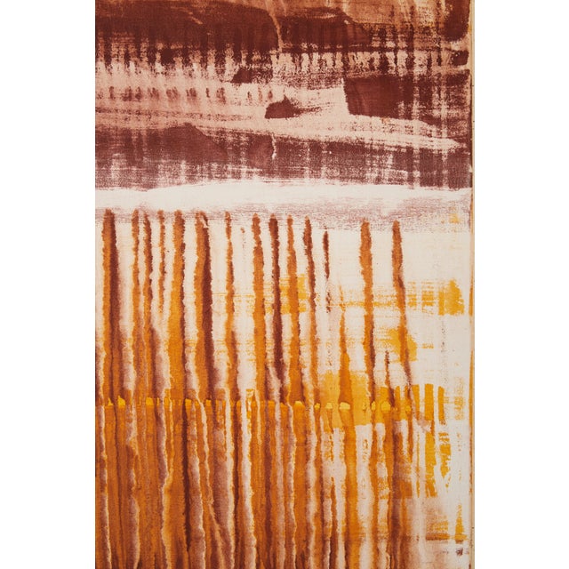 Textile "Volcanic Monochrome Number 3" Large Original Abstract Painting by Simon Findlay For Sale - Image 7 of 17