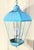 American Large Vintage Solid Brass Hanging Lantern Chandelier / 34” H X 21” W For Sale - Image 3 of 18