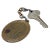Add a touch of Chicago history to your decor with this rare American antique bronze fob with key from the magnificent...