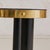 Black Vintage French Slate + Brass Side Table Signed MARLO For Sale - Image 8 of 10
