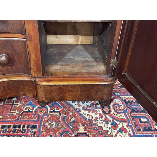 Brown Antique Victorian Mahogany Sideboard, 1800s For Sale - Image 8 of 18