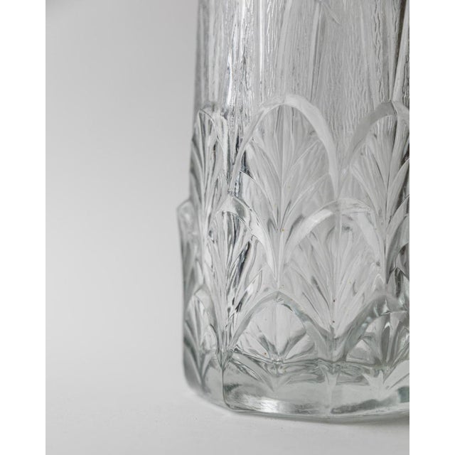 Vintage Pressed Glass Vase, 1970s For Sale - Image 3 of 12