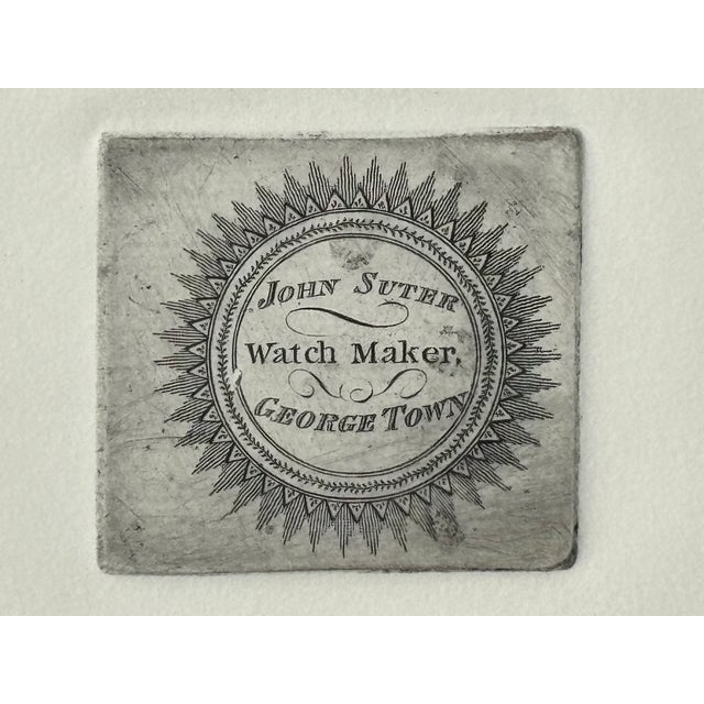 A simple and remarkable item! Original letterpress on paper of an original 18th C. Colonial American Merchant's Mark. John...