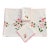 Mid 20th Century Hand-Appliquéd & Embroidered French Floral Tablecloth Napkin Set, Service for 12 For Sale