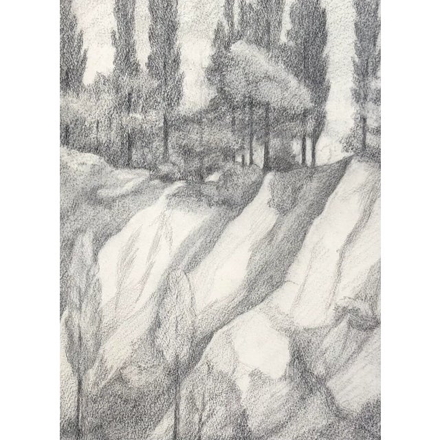 Frédéric Schmied, Bout-du-Monde, Geneva, 1962, Pencil on Paper For Sale - Image 4 of 6