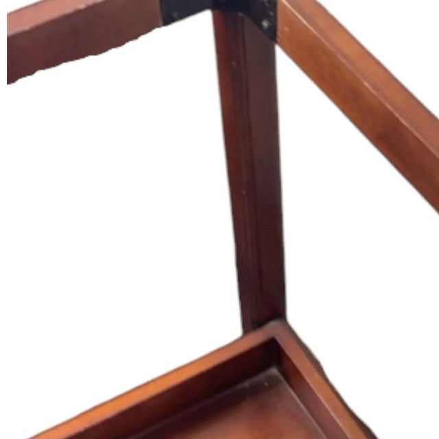 1980s Bombay Co Campaign Style Butler’s Tray Rolling Tea/Bar Cart For Sale - Image 9 of 10