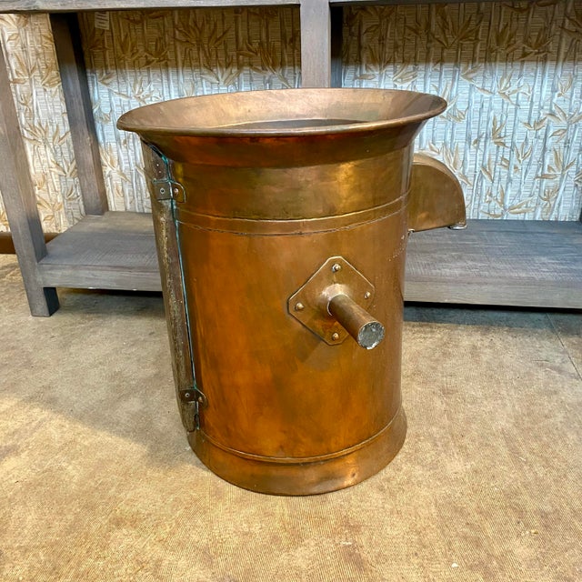 French French Copper Wine Vat Dispenser 19th Century For Sale - Image 3 of 14
