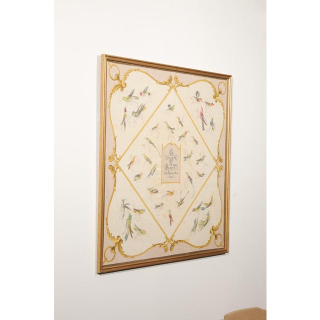 Wood Vintage Hermès Hummingbird Scarf For Sale - Image 7 of 11