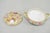 Antique Nippon Hand Painted Gold Gilt Porcelain Green Moriage Covered Sugar Bowl For Sale - Image 11 of 16