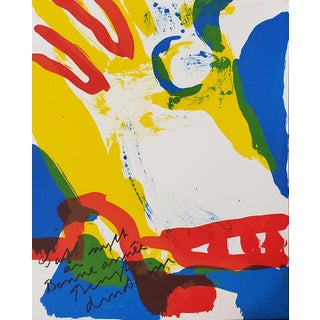 Bengt Lindstrom, Composition, Lithograph, 1975 For Sale