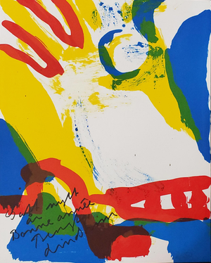 Bengt Lindstrom, Composition, Lithograph, 1975