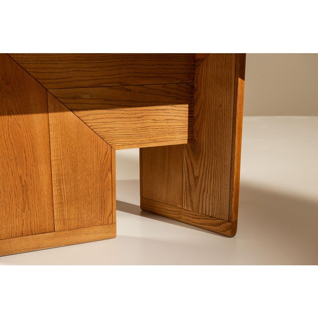 Italian Triangular Dining Table by Silvio Coppola for Montina, Italy, 1970s For Sale - Image 10 of 13