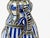 Mid-Century Moroccan Hand Painted Cobalt Ceramic Decanter with Wire Filigree Detailing, 1950s For Sale - Image 11 of 14