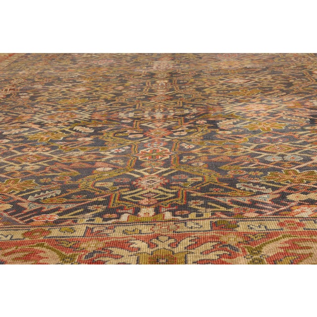 Late 19th Century Late 19th Century Persian Sultanabad Rug, 09'10 X 13'08 For Sale - Image 5 of 10