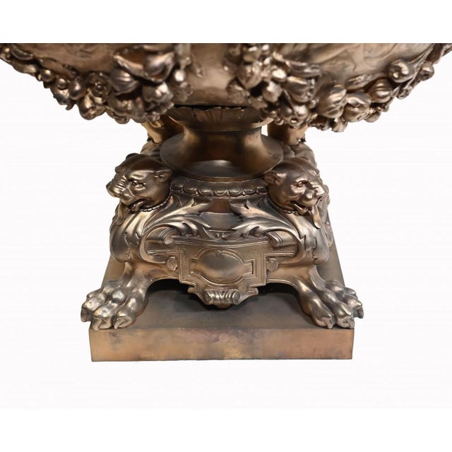 French Gilt Centrepiece Jardiniere Dish Lerolle Freres For Sale - Image 4 of 14