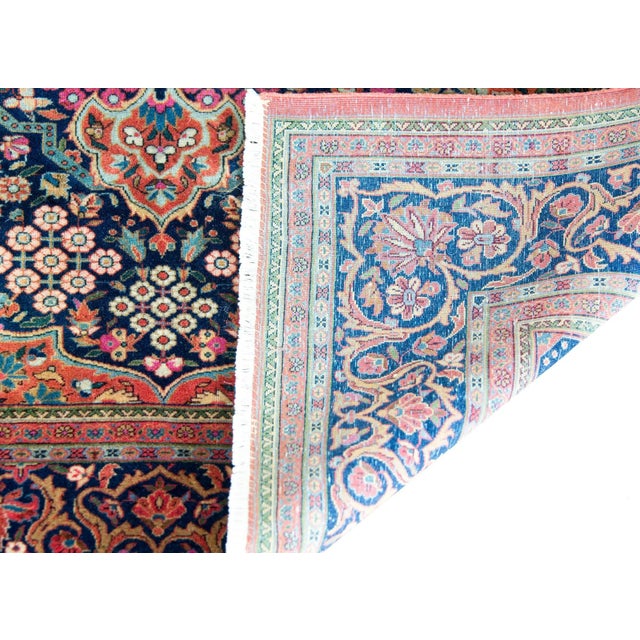 Early 20th Century Dabir Kashan Rug For Sale - Image 9 of 10