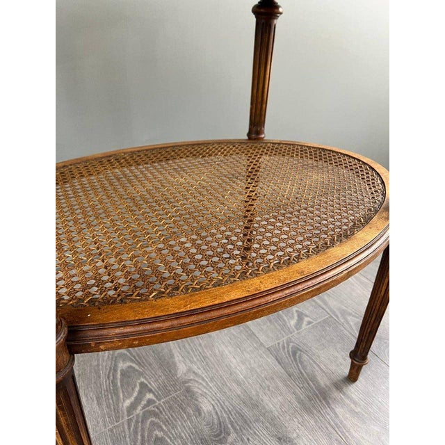 Brown Late 19th Century Louis XVI Style Pedestal Side Table For Sale - Image 8 of 10