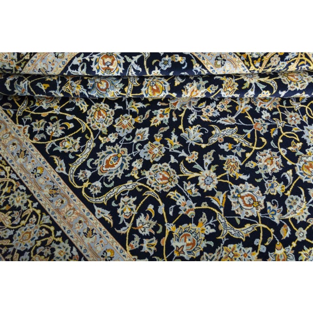 Kashan Cork Rug in Fine Cork Wool For Sale - Image 10 of 13