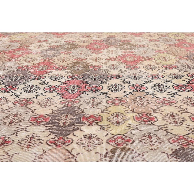 Mid 20th Century Zeki Muren Vintage Turkish Sivas Rug, 06'10 X 09'11 For Sale - Image 5 of 10