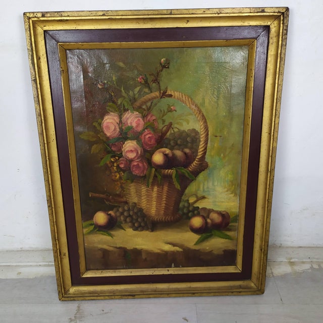 Still Life, Oil on Canvas, Framed For Sale - Image 3 of 16