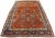1910s Antique North West Persian Carpet, Handmade Rust Red, Navy, Wool, Allover Design For Sale - Image 5 of 6