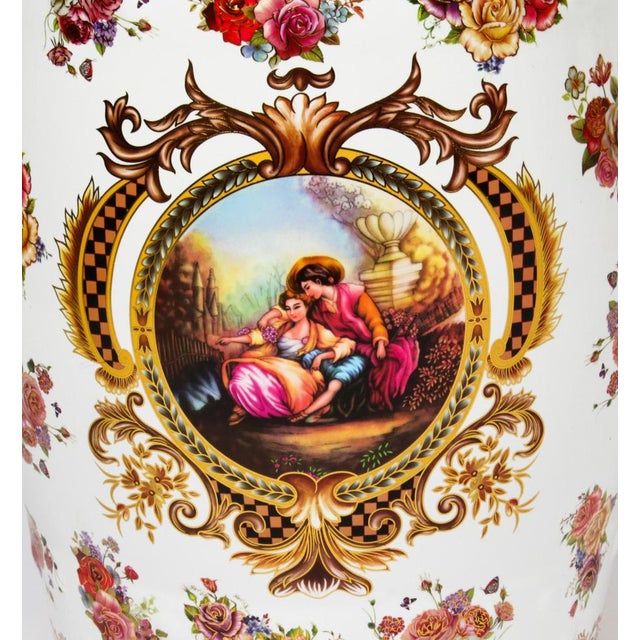 1980s Set of Vintage Japanese Inspired Porcelain Garden Seats For Sale - Image 5 of 18