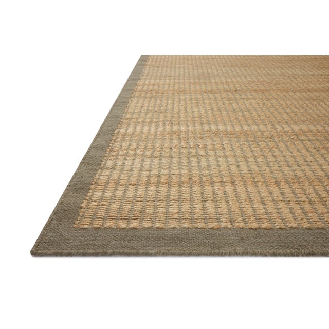 Transitional Amber Lewis x Loloi Lilah Natural / Grey 3'-6" x 5'-6" Accent Rug For Sale - Image 3 of 7