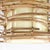 Vintage Rattan and Fabric Pendant Light For Sale - Image 6 of 11