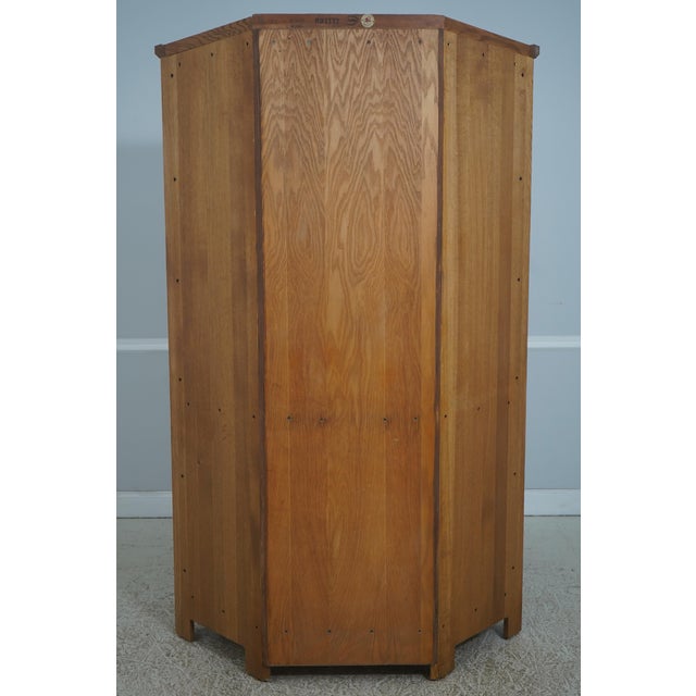 Stickley Mission Oak Corner Cupboard Cabinet For Sale - Image 14 of 15