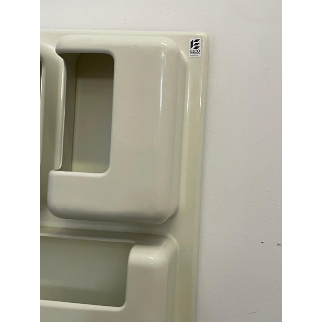 Wall-Mounted Plastic Storage Unit by Giorgio De Ferrari for Elco, 1970s For Sale - Image 3 of 8