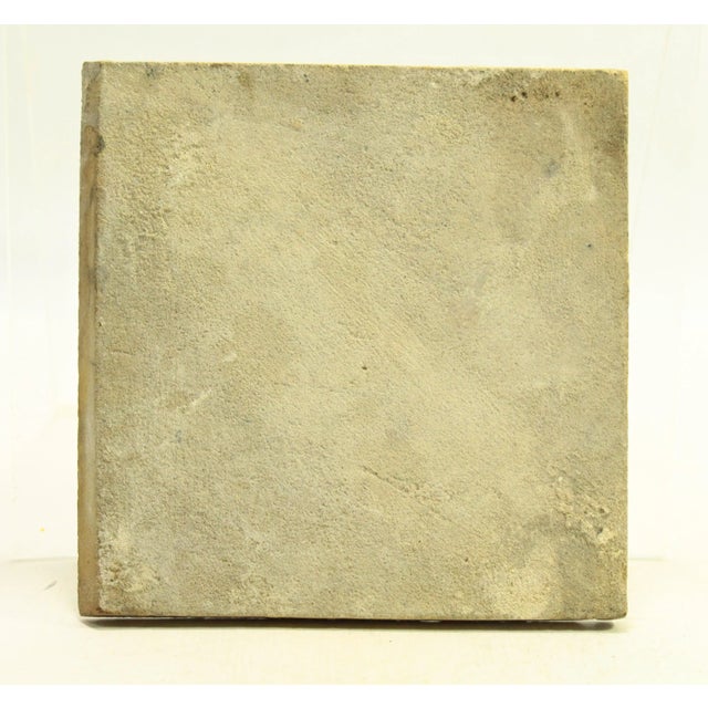 Antique Dutch Delft Blue & White Tile Pastoral Landscape W Shepherdess For Sale - Image 12 of 12