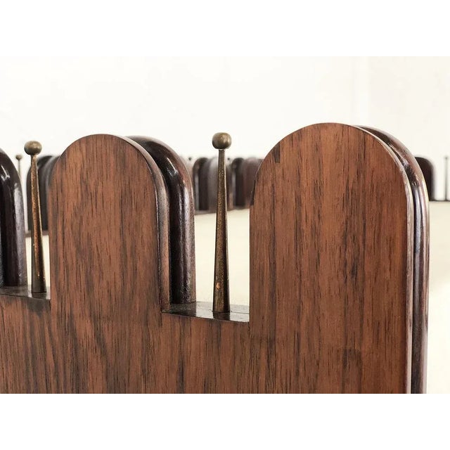 Vintage Wood and Copper Bar Cabinet by Luigi Scremin For Sale - Image 18 of 18