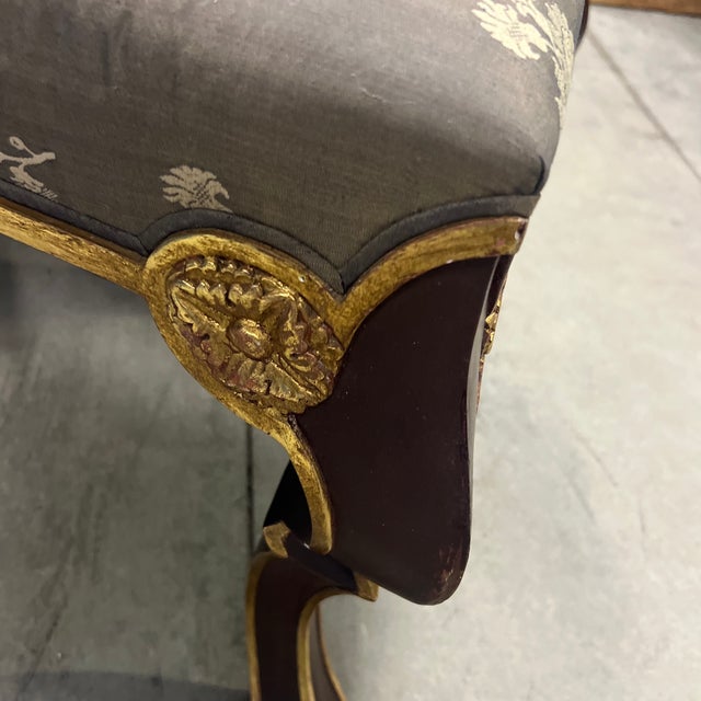 Italian Puccini Slipper Chairs by Rose Tarlow Melrose House- A Pair For Sale - Image 3 of 12