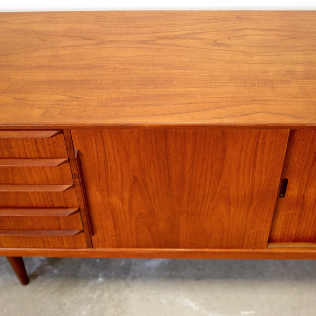 1950s Danish Teak Sideboard For Sale - Image 11 of 17