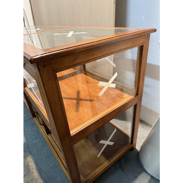Vintage Display Counter in Teak For Sale - Image 3 of 9
