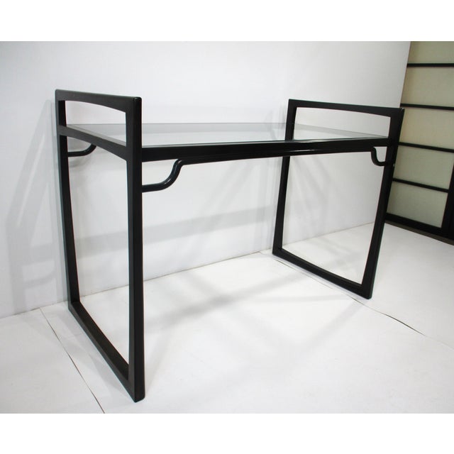 Mid 20th Century Mid 20th Century Asian Modern Desk and Chair in the Style of Po Wah Hong Kong For Sale - Image 5 of 12