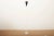White Painted Steel Tube Floor Lamp with White Marble Base and Black Sheet Metal Shade For Sale - Image 12 of 12