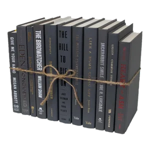 Decorative Books - Slate Book Bundle - 1 Foot of Grey Books