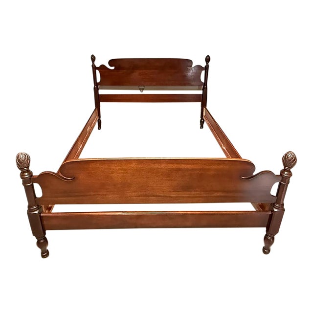 Late 1950s Kling Mahogany Bedroom Suite – 4-Piece Set (Bed, Dresser, Chest & Nightstand) For Sale