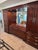 Vintage Thomasville Illuminated Cherry Queen Bed Unit- Headboard, Bridge, Nightstand Armoires, & Mirror For Sale - Image 13 of 18