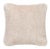White Square Faux Fur Cushion by Villa Como For Sale