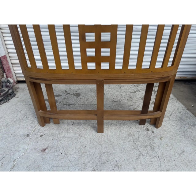 Vintage Century Furniture Charles Mackintosh Willow Tree Style Headboard For Sale In Houston - Image 6 of 6