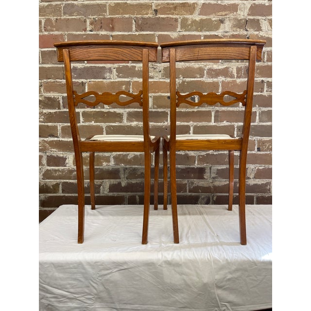 Early 20th Century Swedish Biedermeier Side Chairs For Sale In Atlanta - Image 6 of 9
