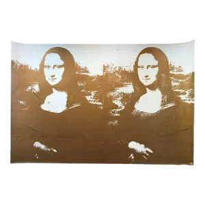 1993 Andy Warhol Two Golden Mona Lisa’s Large Format Warhol Foundation Lithograph