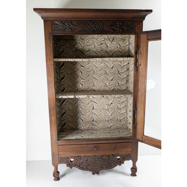 Late 19th Century 19th Century French Country Provincial Display or Spice Cabinet For Sale - Image 5 of 12