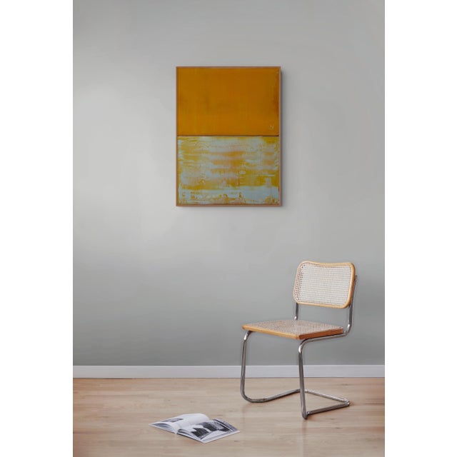 Boecker begins each new work by penciling in his composition. But the work ultimately is about the colors and layers that...